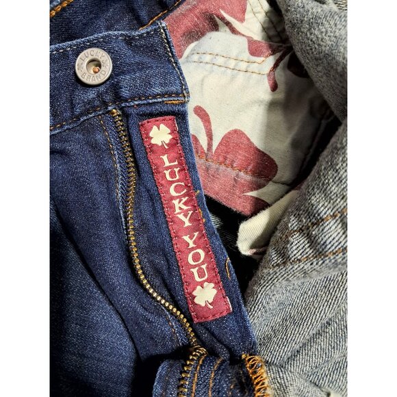 Lucky Brand 361 Jeans Mens Size 32 x 30 Vintage Straight Dark Wash Cotton Denim - Picture 10 of 13